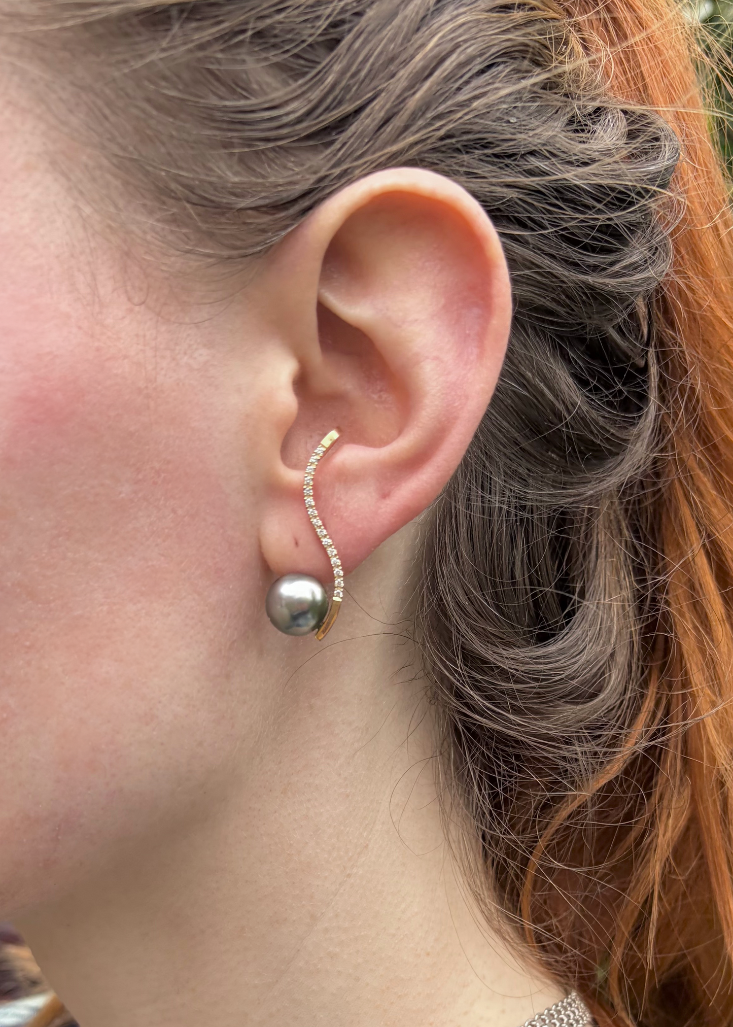 Micro Cosmos Ear Cuff