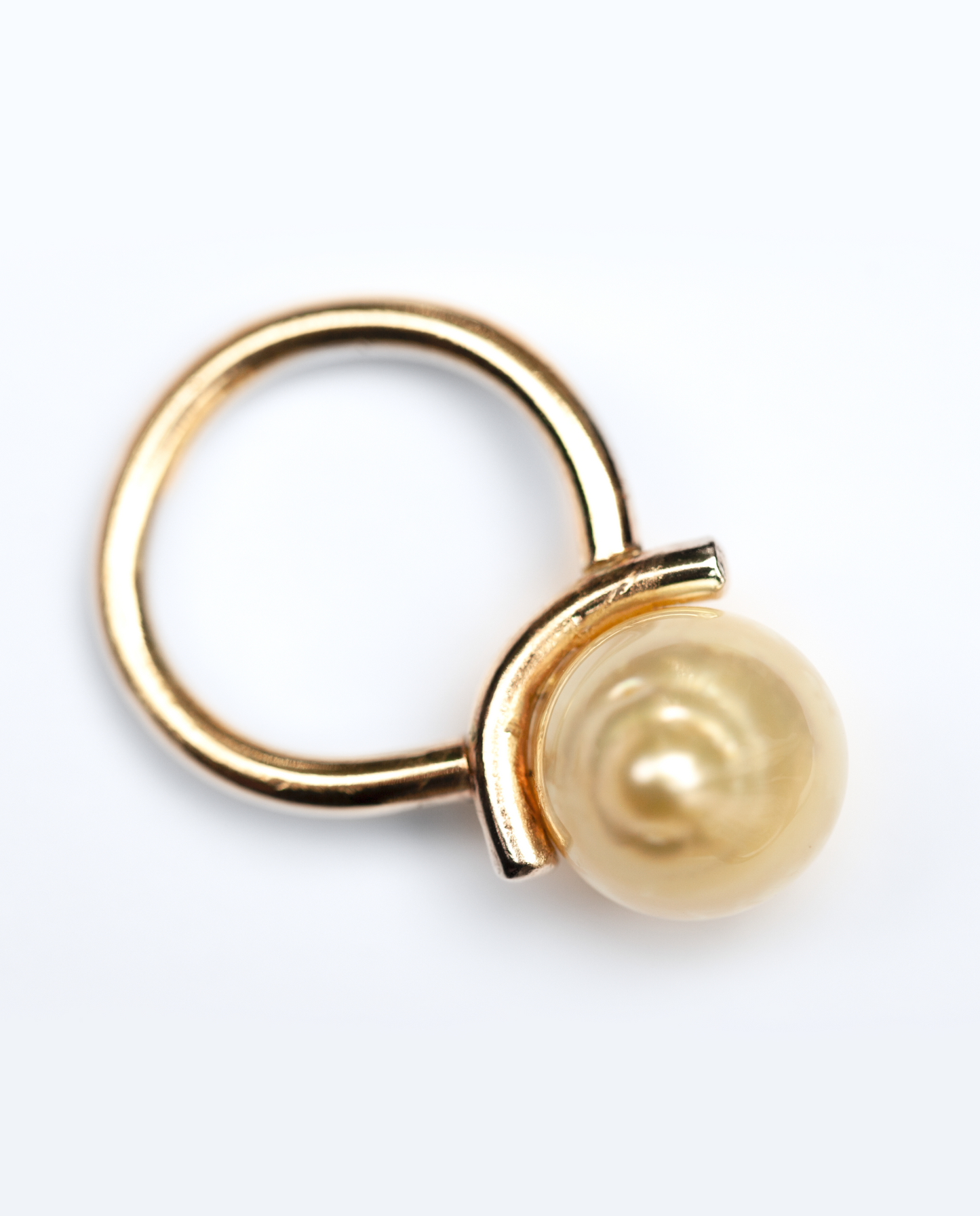 Baroque Honey South Sea pearl Ring