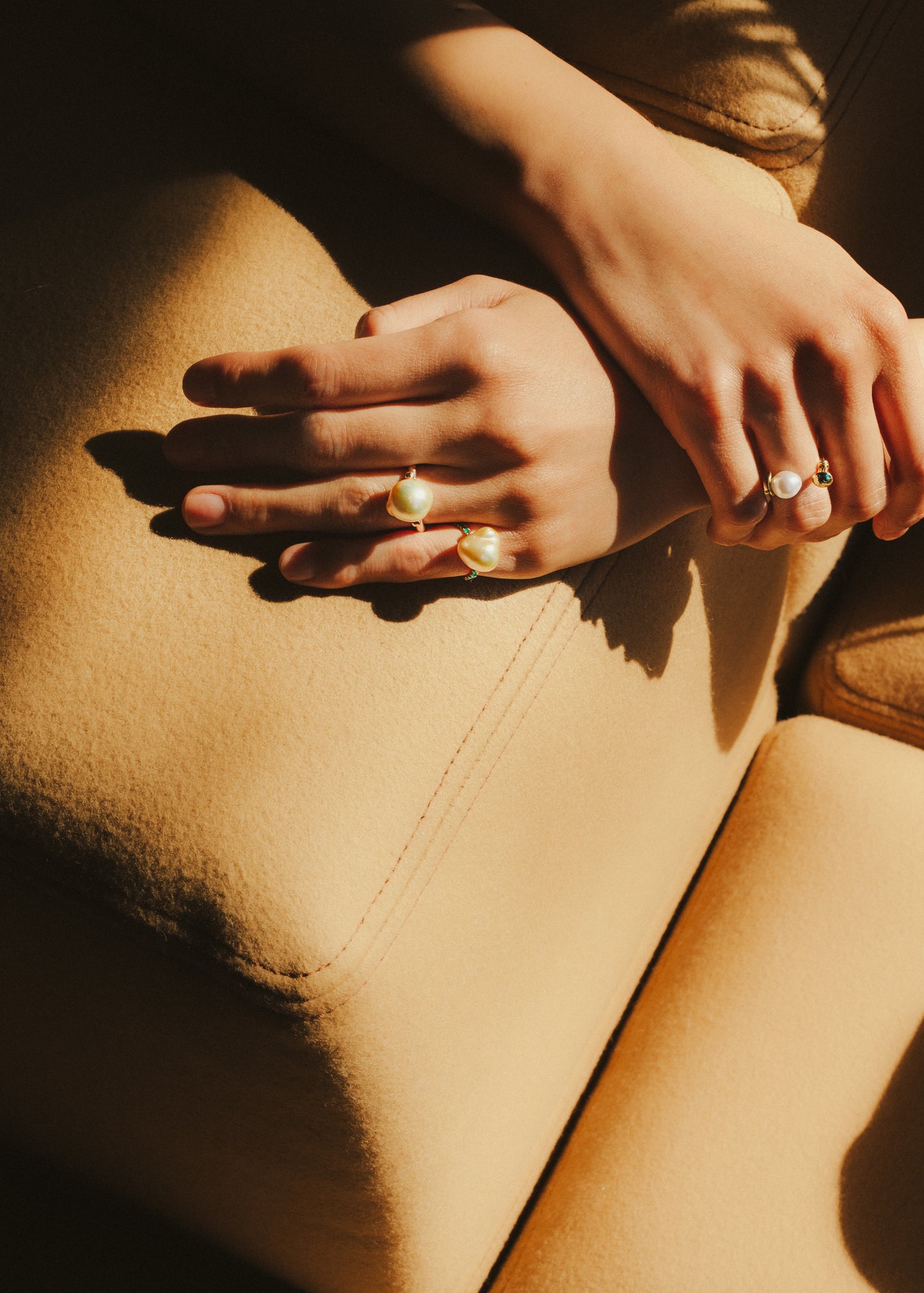 Moonflower Pinky Ring