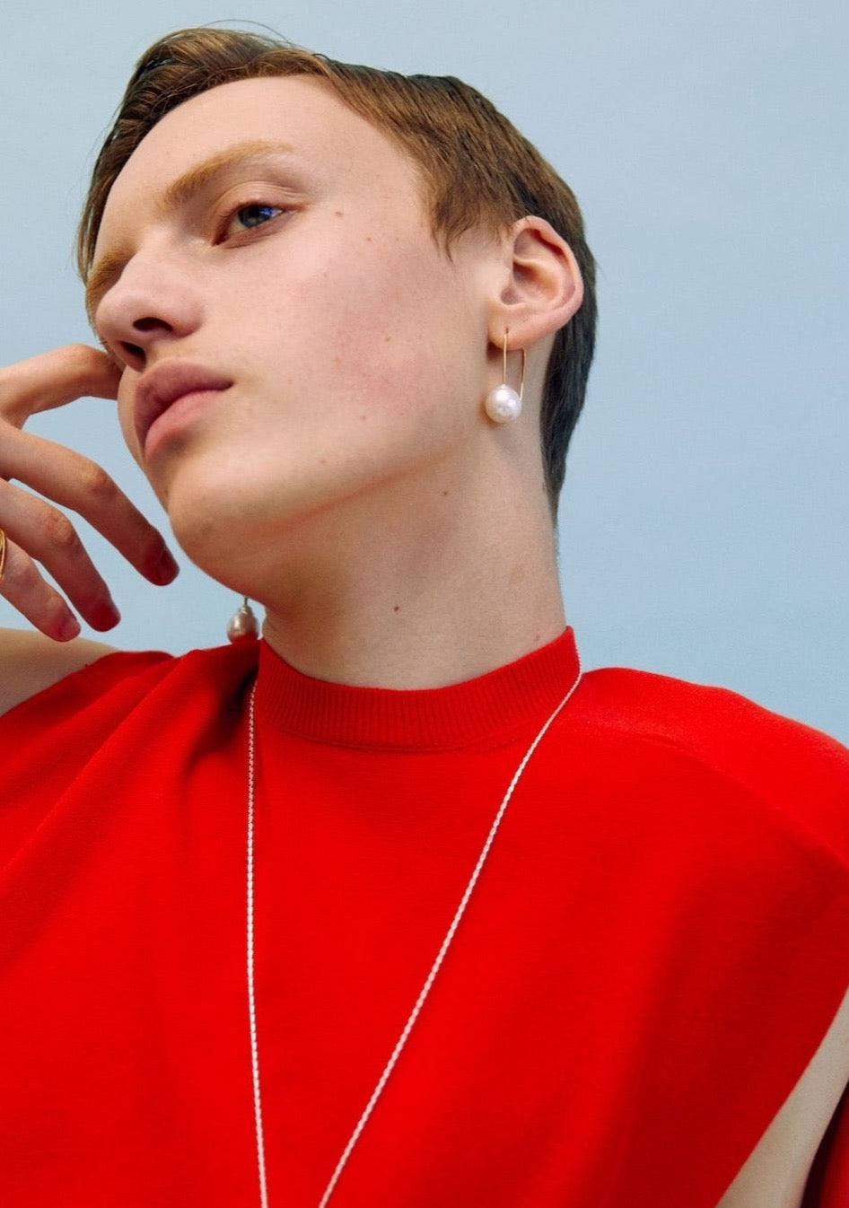 Near the beach シングルピアス サウスシーパール