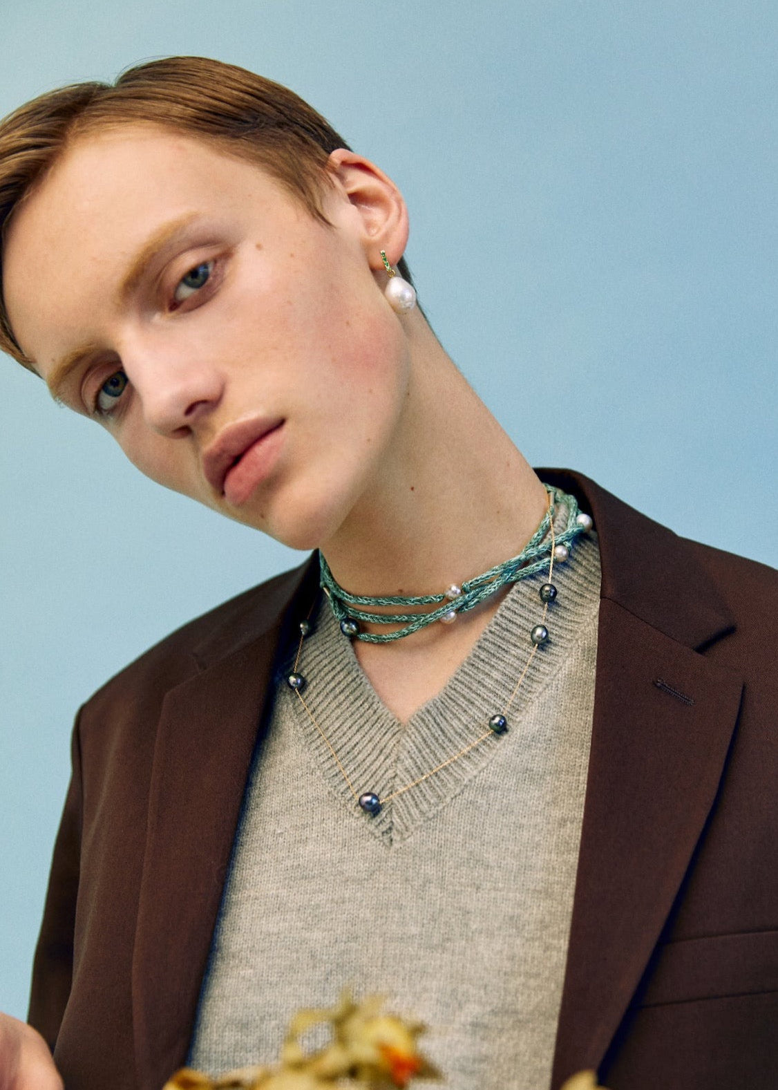 Four エメラルズ シングルピアス
サウスシーパール