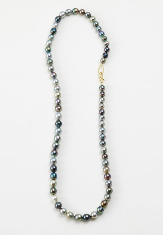 Tahitian multi coloured Necklace  Long