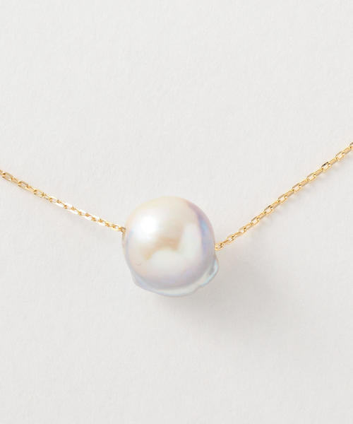 One thing Necklace -Baroque Akoya pearl