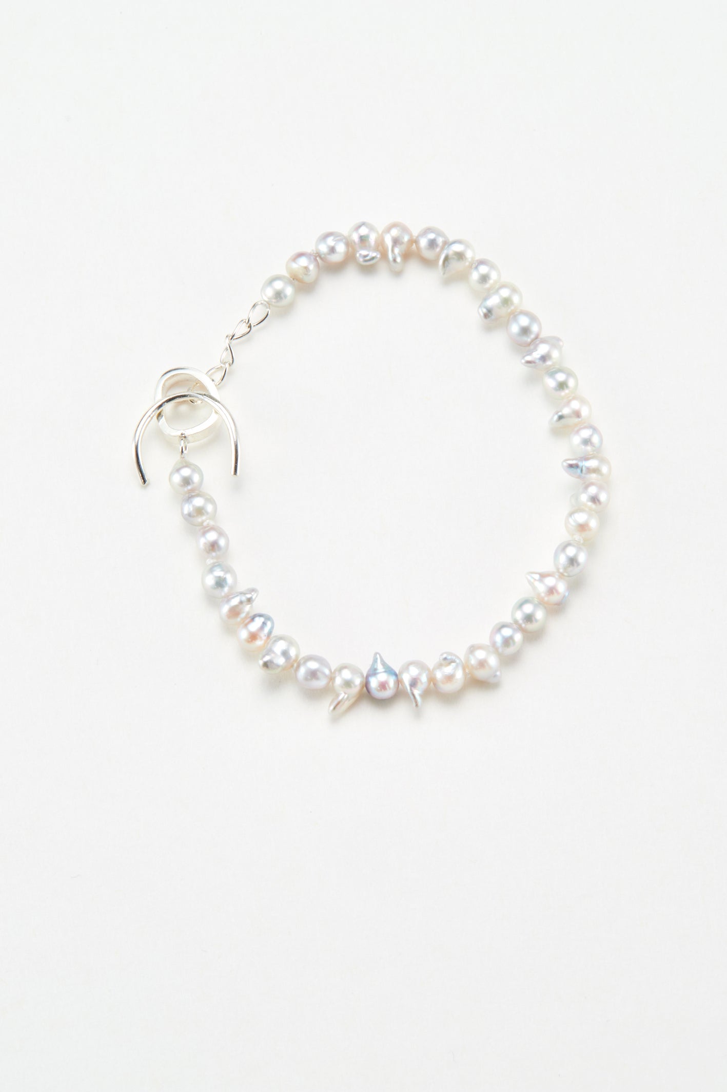 Freshwater Pearl Children's Bracelet with Cross Charm - Clothed with Truth
