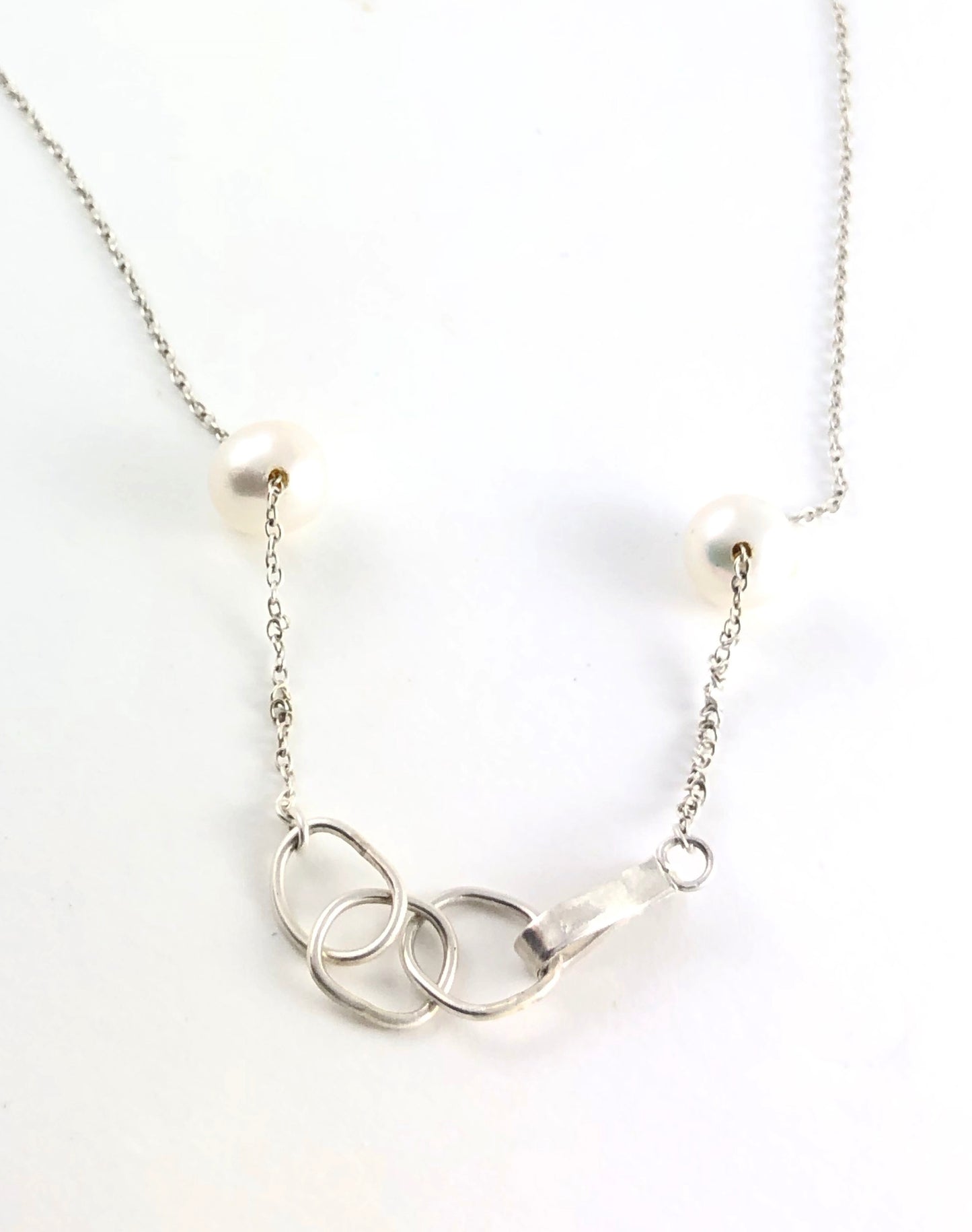 White tassel Necklace