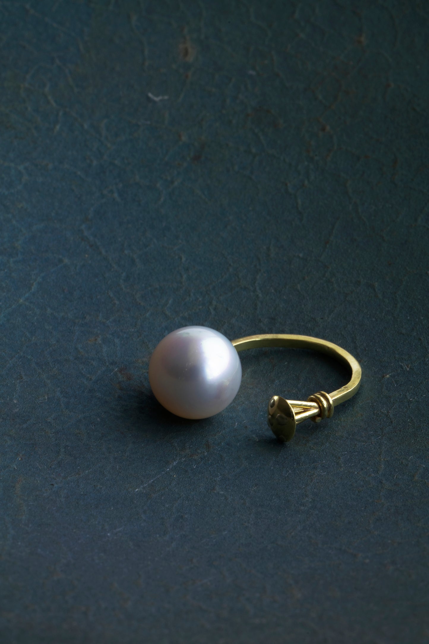 Paper Moon Ring -South Sea pearl