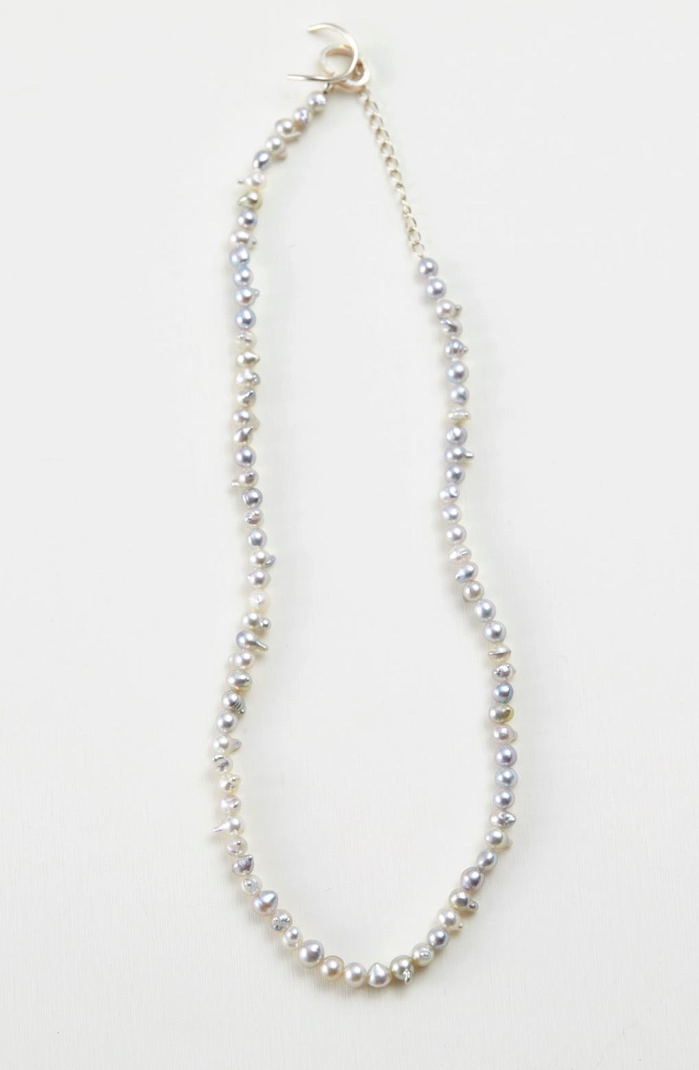 Spiky Akoya pearl necklace